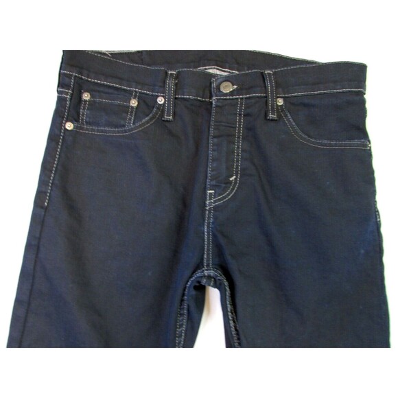 Levi's 508 Jeans Regular Taper Dark Blue Men's 30x32 White Stitching - Picture 3 of 10